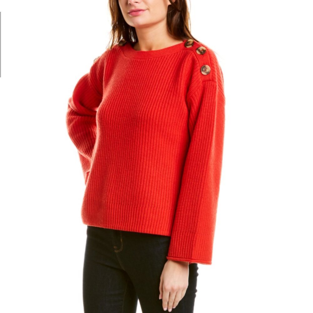NWT Madewell Calloway Wool-Blend Pullover M